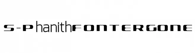 S-Phanith FONTER GONE  les polices de caractères gratuit tlcharger