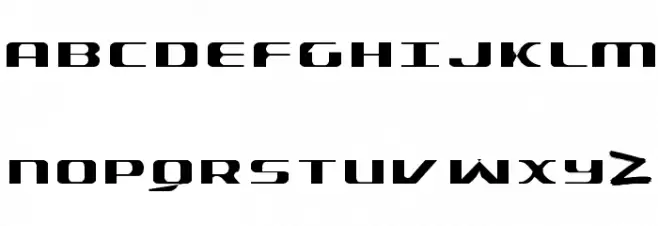 S-Phanith FONTER GONE フォント 大文字
