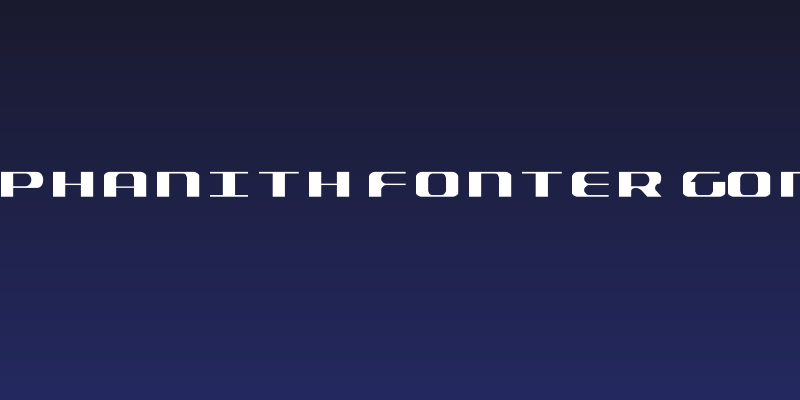 S-Phanith FONTER GONE Social Header