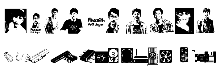 S-Phanith FONTER PC TOOL Font OTHER CHARS