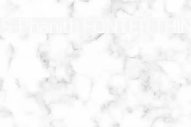 S-Phanith FONTER THIN Schriftart examples