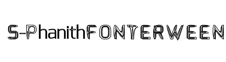 S-Phanith FONTER WEEN Font