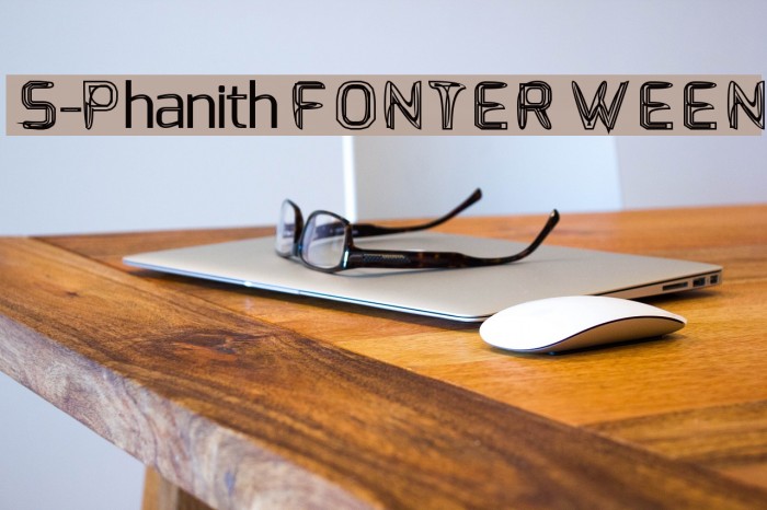 S-Phanith FONTER WEEN Font examples