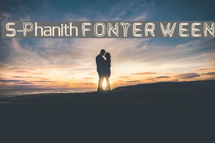 S-Phanith FONTER WEEN Font examples