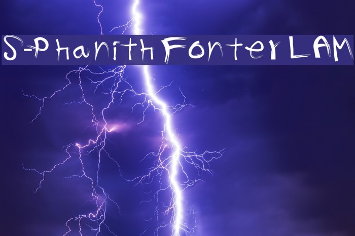 S-Phanith Fonter LAM Font examples
