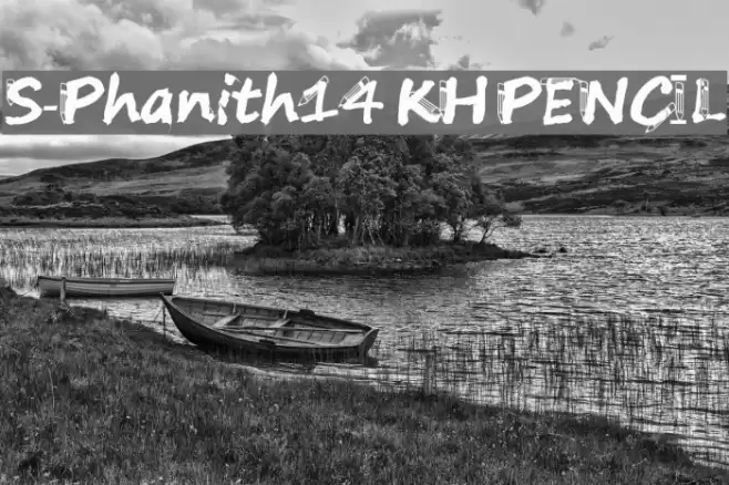 S-Phanith14 KH PENCIL Font examples