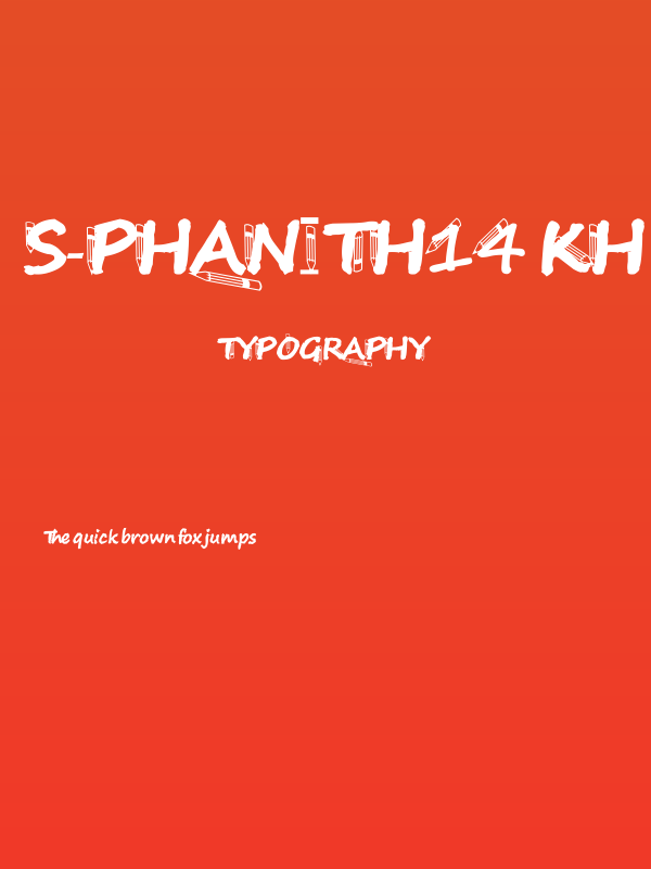S-Phanith14 KH PENCIL Poster
