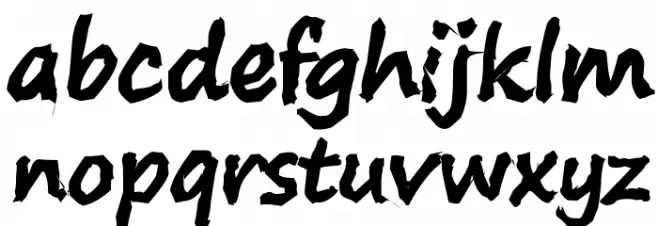 S-Phanith14 KH PENCIL Font Litere mici
