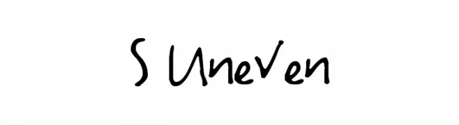S Uneven  Fuentes Gratis Descargar