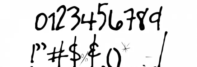 S Uneven Font OTHER CHARS