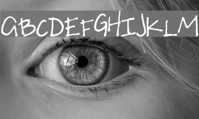 S Uneven Font examples