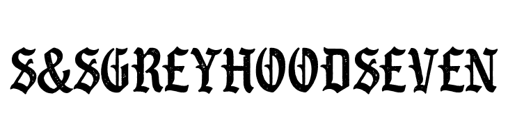 S&S GreyHood Seven  Frei Schriftart Herunterladen