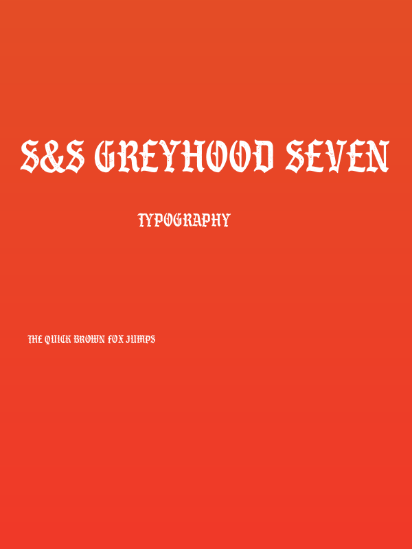 S&S GreyHood Seven Poster