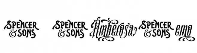 S&SAmberosaDemo  Fuentes Gratis Descargar