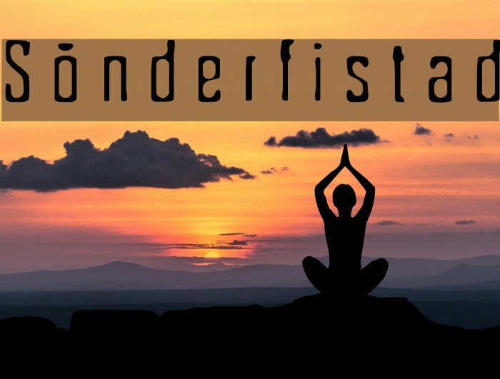 Sönderfistad Font examples