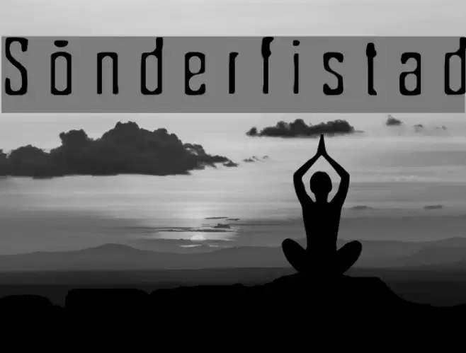 Sönderfistad Font examples