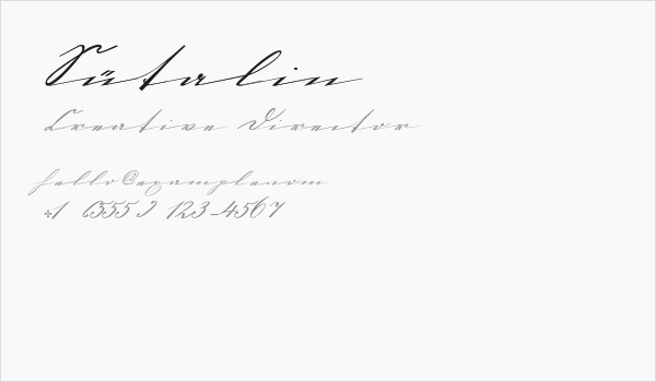 Sütalin Business Card