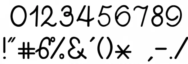 Sütterlin フォント その他の文字