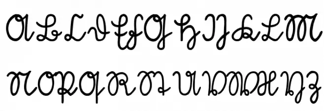 Sütterlin フォント 大文字