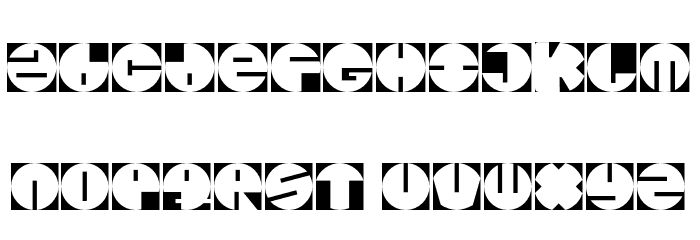 s3ij4sheavy Font LOWERCASE