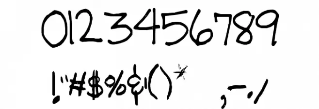 SA Apricots Font Alte caractere