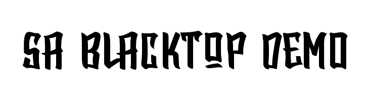 SA BlackTop DEMO  免费字体下载
