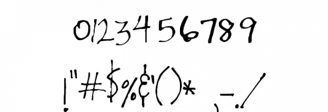 SA-Boston Blvd Font OTHER CHARS