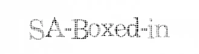 SA-Boxed-in  नि: शुल्क फ़ॉन्ट्स डाउनलोड
