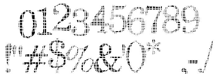 SA-Boxed-in Font OTHER CHARS