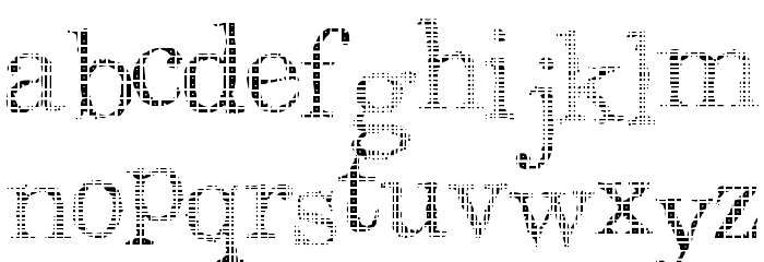 SA-Boxed-in Font LOWERCASE