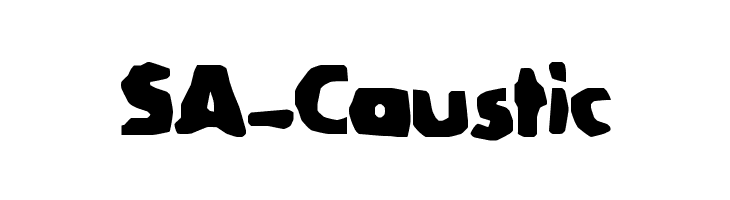 SA-Caustic फ़ॉन्ट