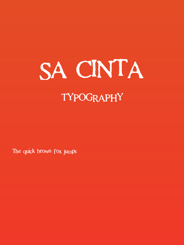SA Cinta Poster