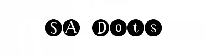 SA Dots  フリーフォントのダウンロード