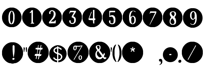 SA Dots Font OTHER CHARS