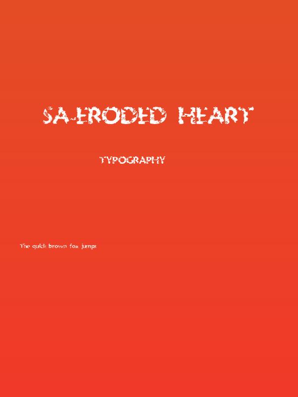 SA-Eroded Heart Poster