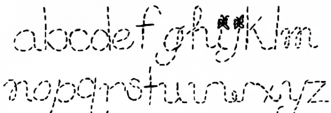 SA-Flutter Font Litere mici