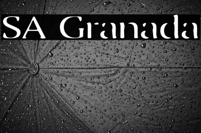 SA Granada Font examples