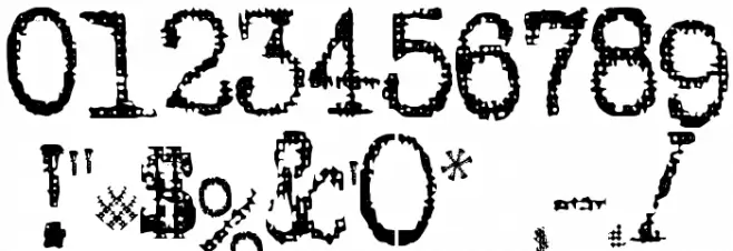 SA Inkspot Font OTHER CHARS