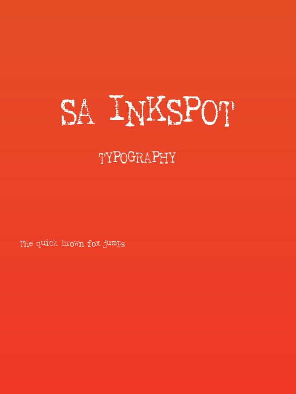 SA Inkspot Poster