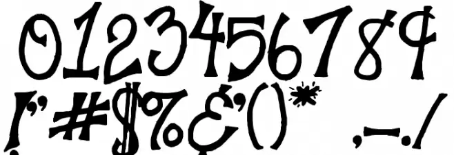 SA-Krazy4Scraps Font Alte caractere