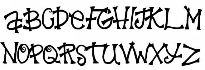 SA-Krazy4Scraps Schriftart Groß