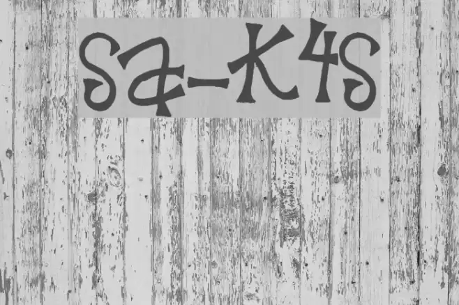 SA-Krazy4Scraps Font examples