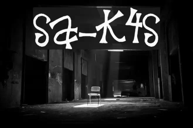 SA-Krazy4Scraps Font examples