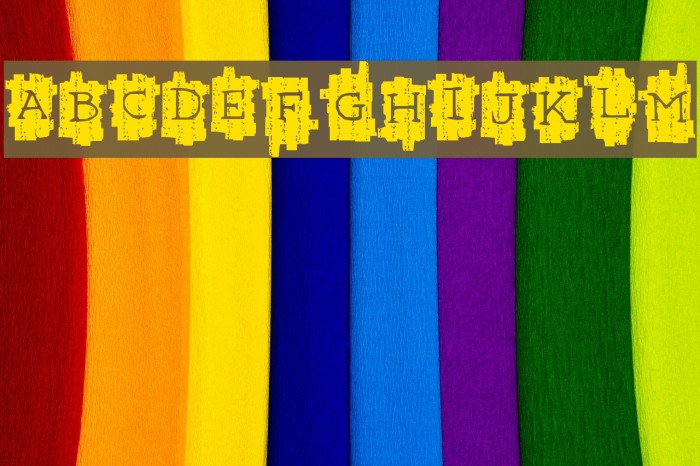 SA-Painted Font examples