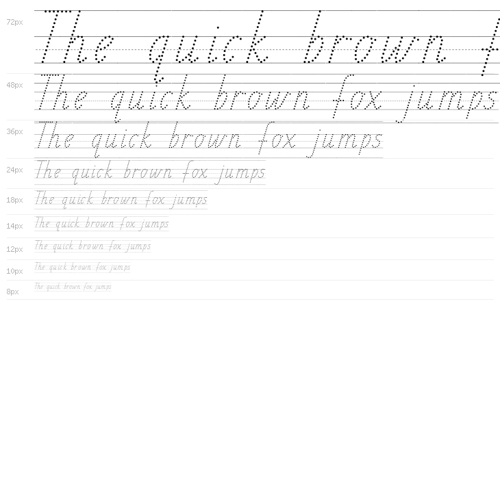 SA School Handwriting Guide Waterfall