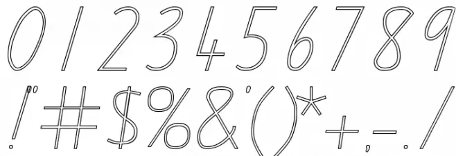 SA School Handwriting Outline Schriftart Anderer Schreiben