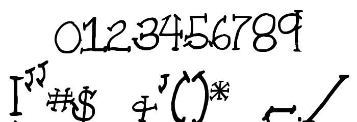 SA-Serif Font OTHER CHARS