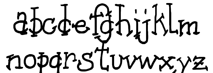 SA-Serif Font LOWERCASE