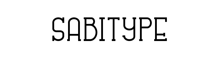 SABITYPE Font