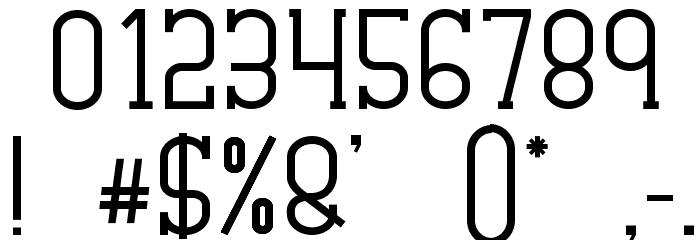 SABITYPE Font OTHER CHARS